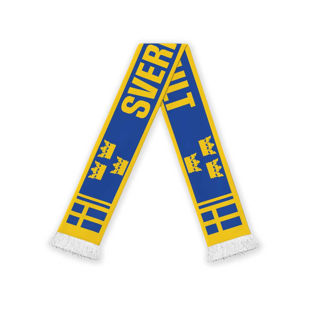 Sweden World Football 2026 Soccer Scarf National Pride Never Stops
