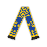 Sweden World Football 2026 Soccer Scarf National Pride Never Stops