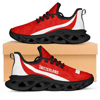 Switzerland 2026 Football Clunky Sneakers Go Nati Grunge Curve Stylized - Wonder Print Shop