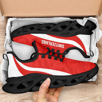 Switzerland 2026 Football Clunky Sneakers Go Nati Grunge Curve Stylized - Wonder Print Shop