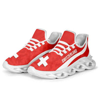 Switzerland 2026 Football Clunky Sneakers Go Nati Grunge Curve Stylized - Wonder Print Shop