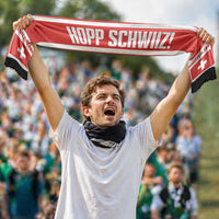 Switzerland 2026 Football Personalised Soccer Scarf Hopp Schwiiz