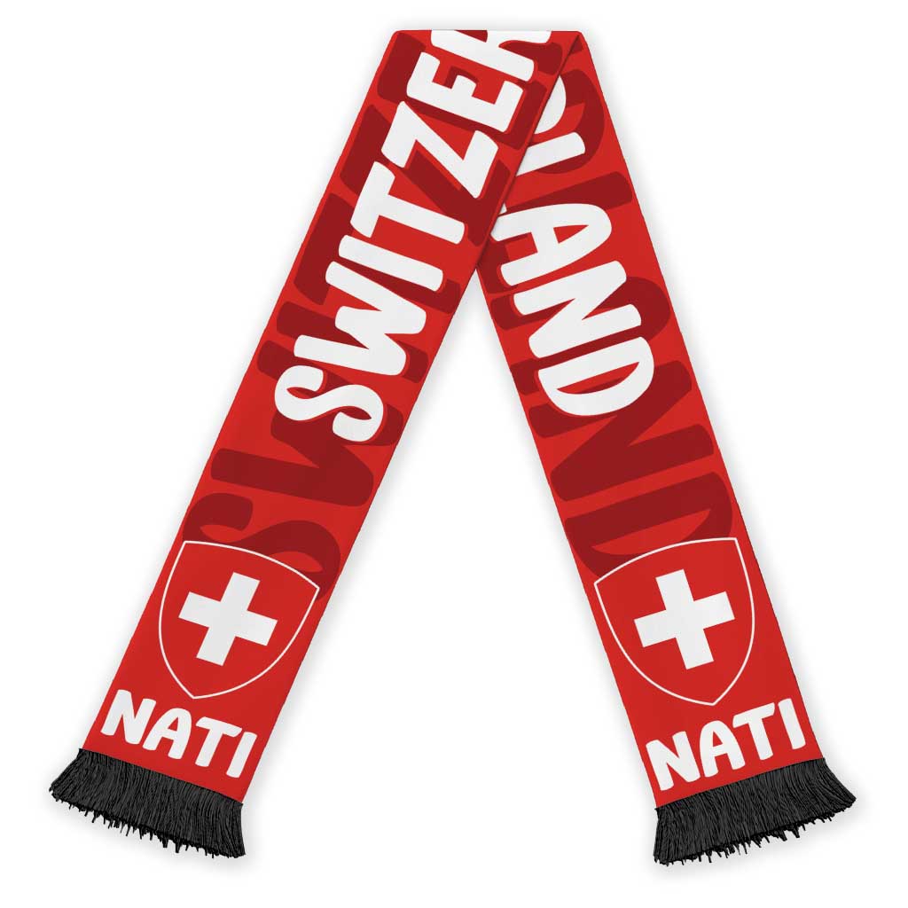 Switzerland 2026 Football Soccer Scarf Come On Nati