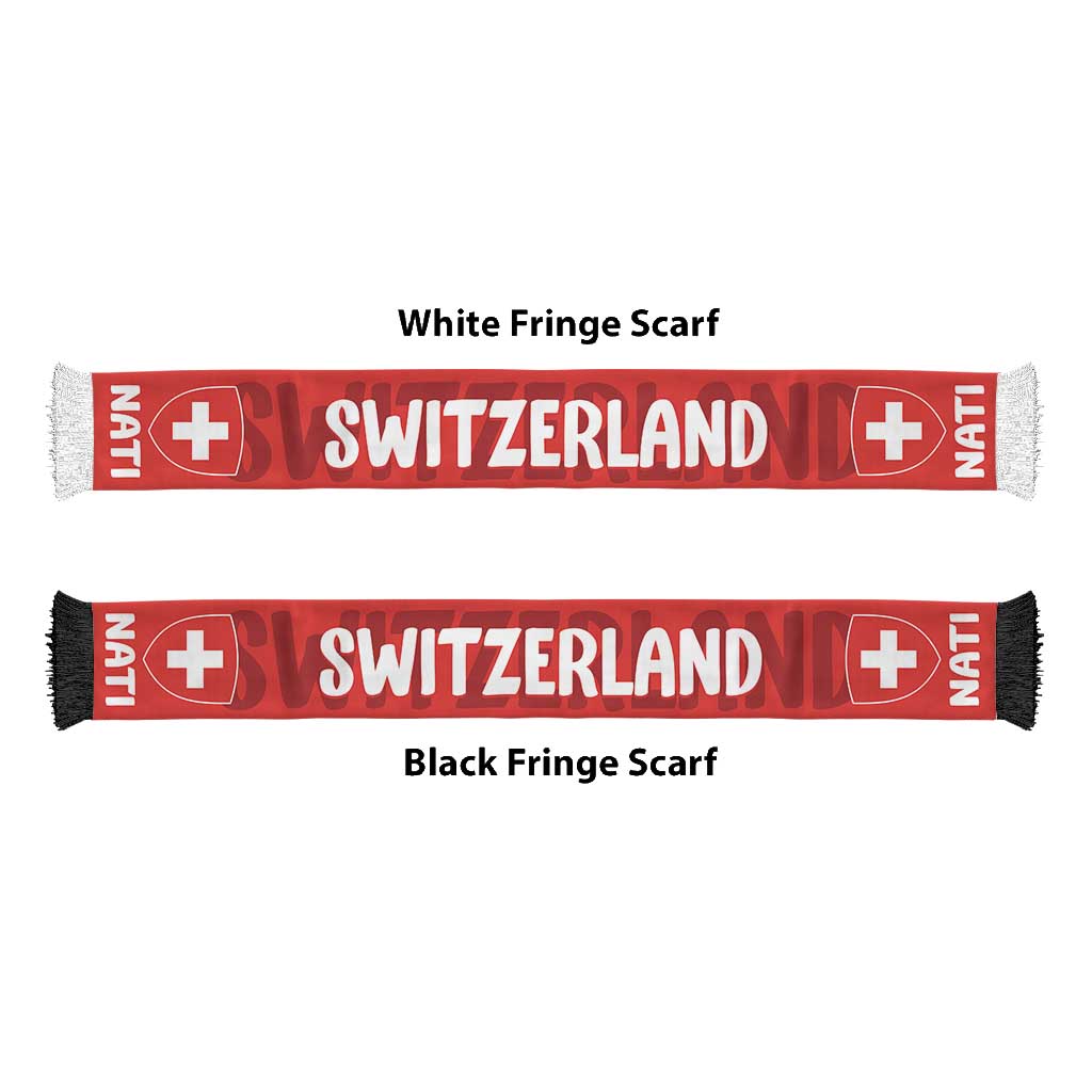 Switzerland 2026 Football Soccer Scarf Come On Nati