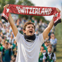 Switzerland 2026 Football Soccer Scarf Come On Nati