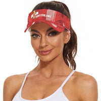 Switzerland 2026 Football Sun Visor Cap Hopp Schwiiz