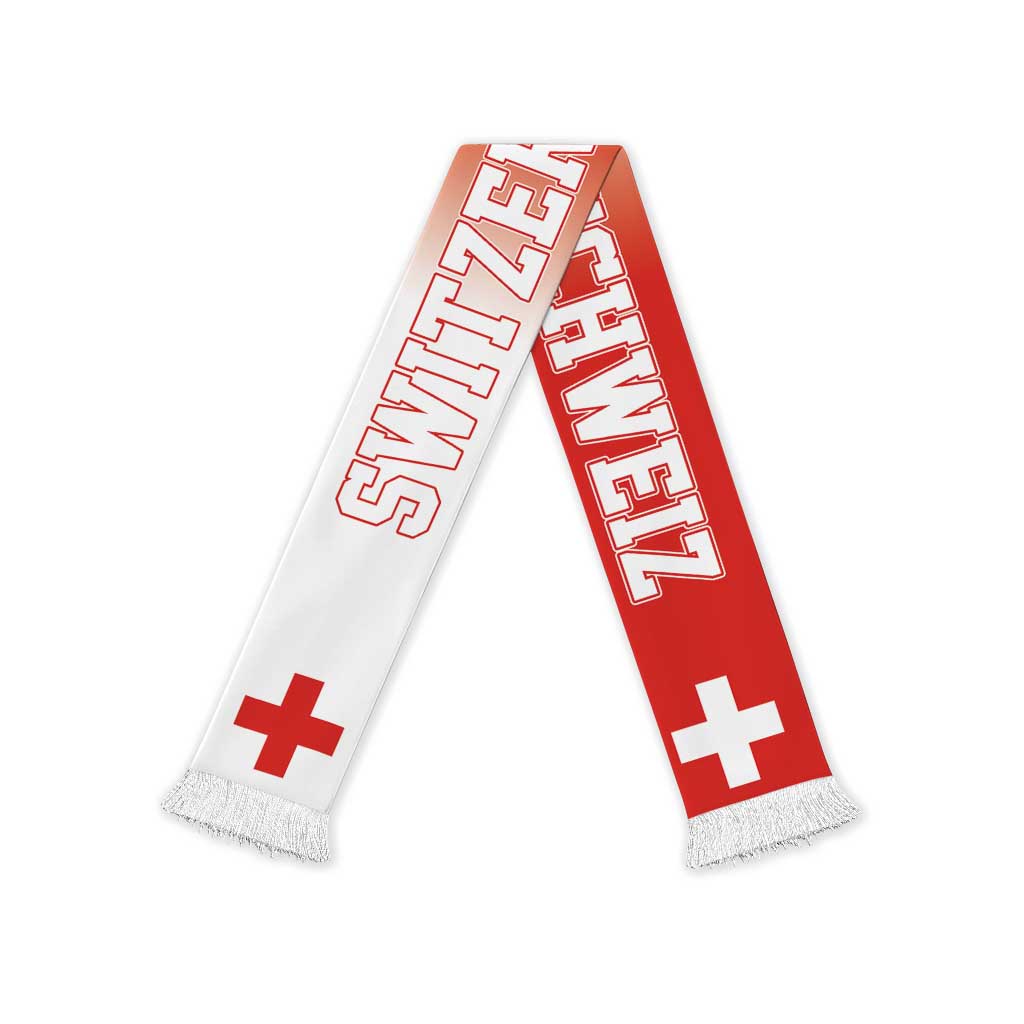 Switzerland 2026 World Football Soccer Scarf Go Champions