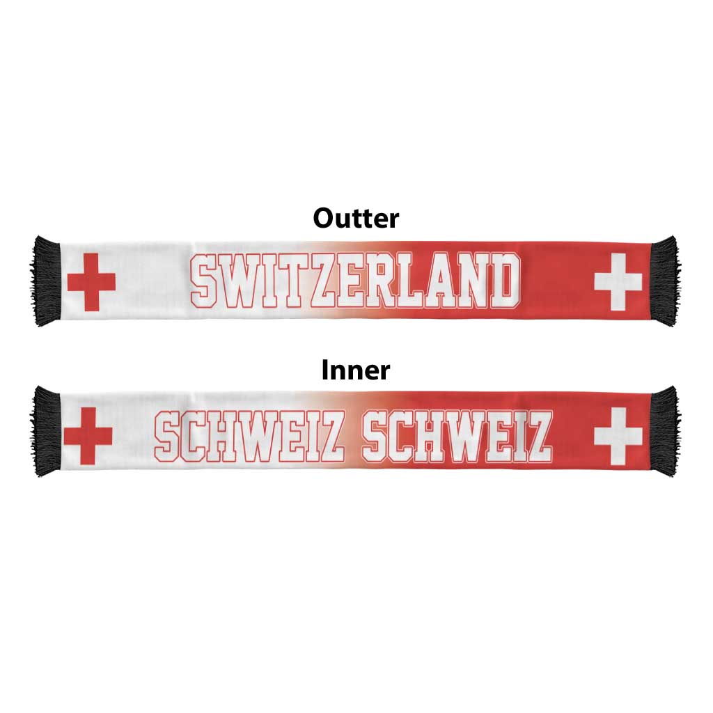 Switzerland 2026 World Football Soccer Scarf Go Champions