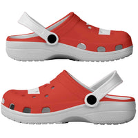 Switzerland Clogs Shoes Flag Color Inspiration - Wonder Print Shop