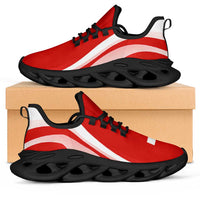 Switzerland Football Clunky Sneakers Flag-Inspired Curve Style
