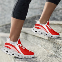 Switzerland Football Clunky Sneakers Flag-Inspired Curve Style