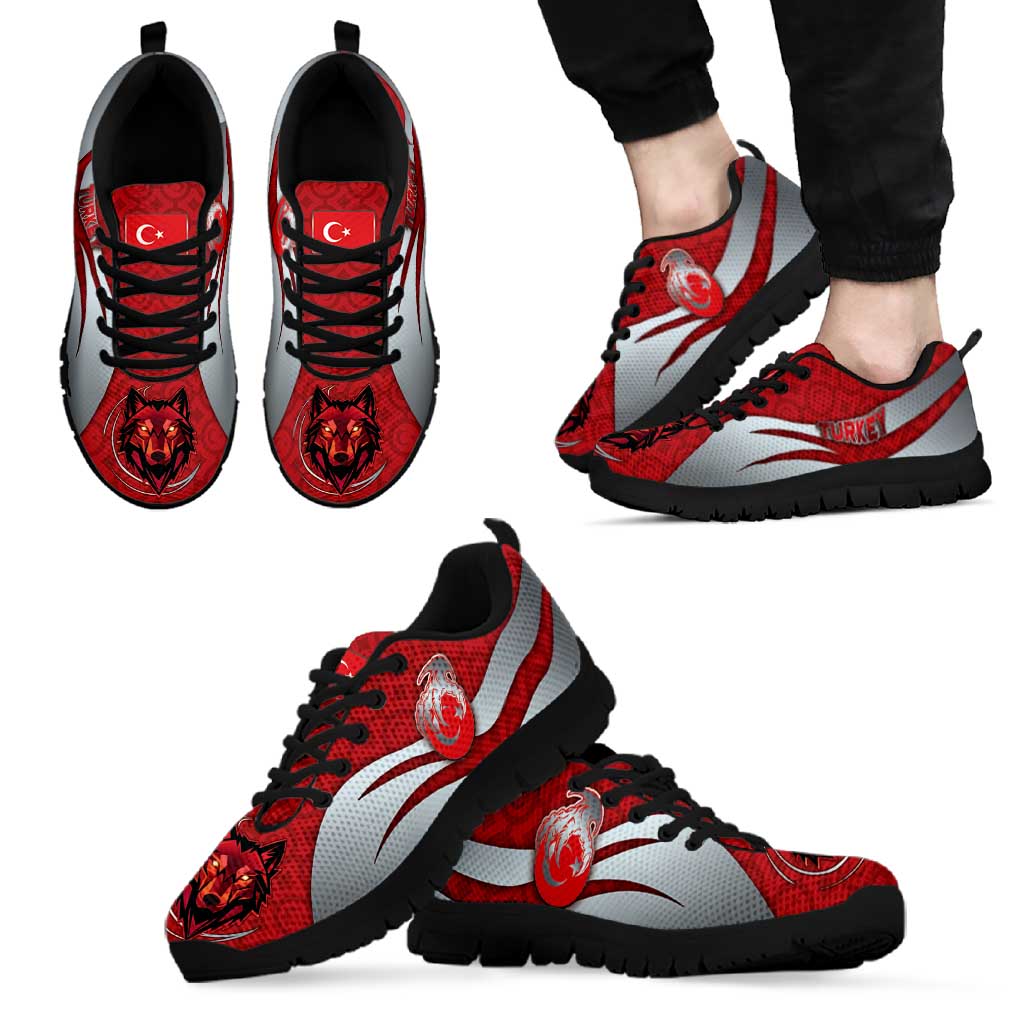 Turkey Football Sneakers Asena Wolf Crest Unique Style