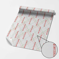 Switzerland Heritage Vintage Swiss Flag Schweiz Wrapping Paper Roll