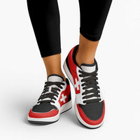 Switzerland Low Sneakers Classic National Flag Style - Wonder Print Shop