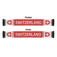 Switzerland World Football 2026 Soccer Scarf Go Rossocrociati Road To Glory