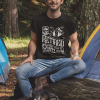 Retirement T Shirt I'm Retired Every Hour Is A Happy Hour - Wonder Print Shop