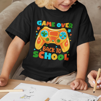 Game Over Back To School T Shirt For Kid Funny Game On Level Up Students - Wonder Print Shop