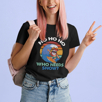 Christmas in July T Shirt Funny Santa Surfing Christmas In July Summer Hawaii Beach - Wonder Print Shop