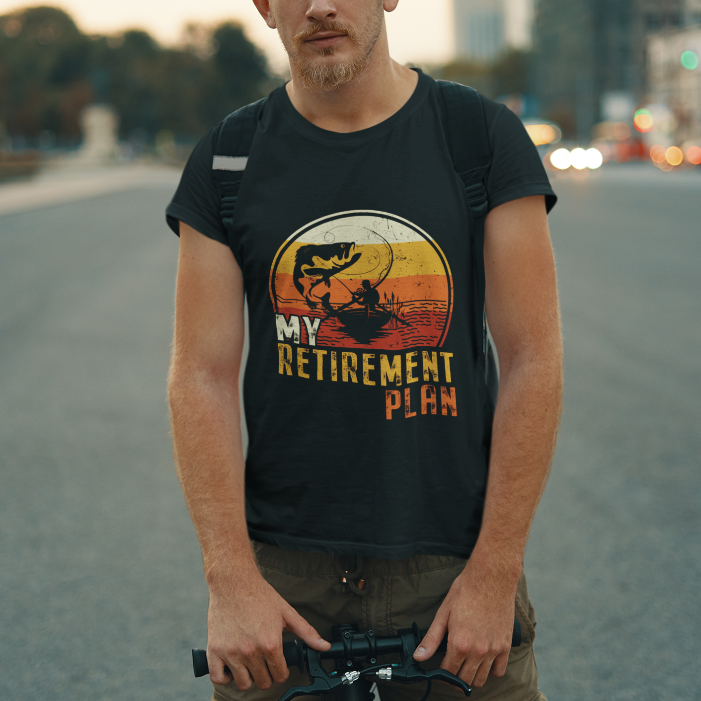 Retirement Plan T Shirt Funny Retired Fisherman Fishing - Wonder Print Shop