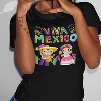 Hispanic Heritage Month Mexico T Shirt Viva Mexico Cute Kids Mexican - Wonder Print Shop