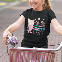 Cute Cat Mermaid T Shirt For Kid New Mermaid In The Kindergarten Girl - Wonder Print Shop