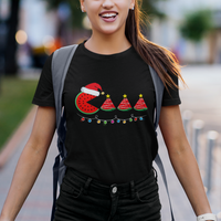 Christmas in July T Shirt Lighting Santa Watermelon Pie Eating Christmas In July - Wonder Print Shop