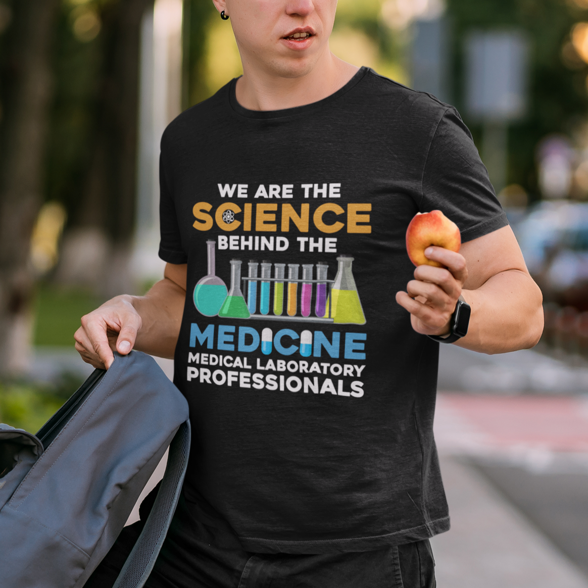 Medical Lab Tech T Shirt Funny Lab Techinician Medical Laboratory Science Lab Week - Wonder Print Shop