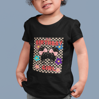 Birthday Girl T Shirt For Kid Retro Celebrate Birthday Party For Cute Girls Kids - Wonder Print Shop