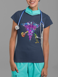 Medical Stethoscope Healthcare Doctor's Day Nurse Day Appreciation T-Shirt, Nurse Shirt, Nurse Gift, Scrub Life Shirt - Wonder Print Shop