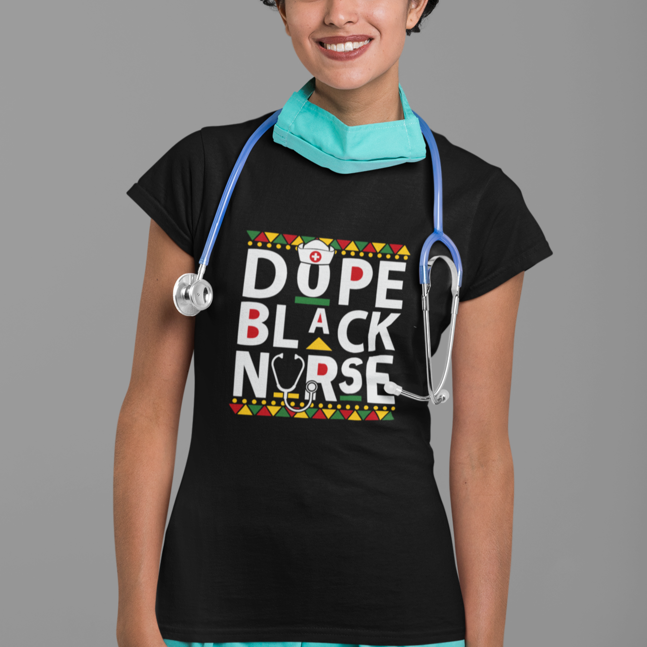 Funny Nurse T Shirt For Women Dope Black Nurse Black Pride Proud Afro Melanin Nurse RN Nurse Appreciation Gift, Nurse Life - Wonder Print Shop