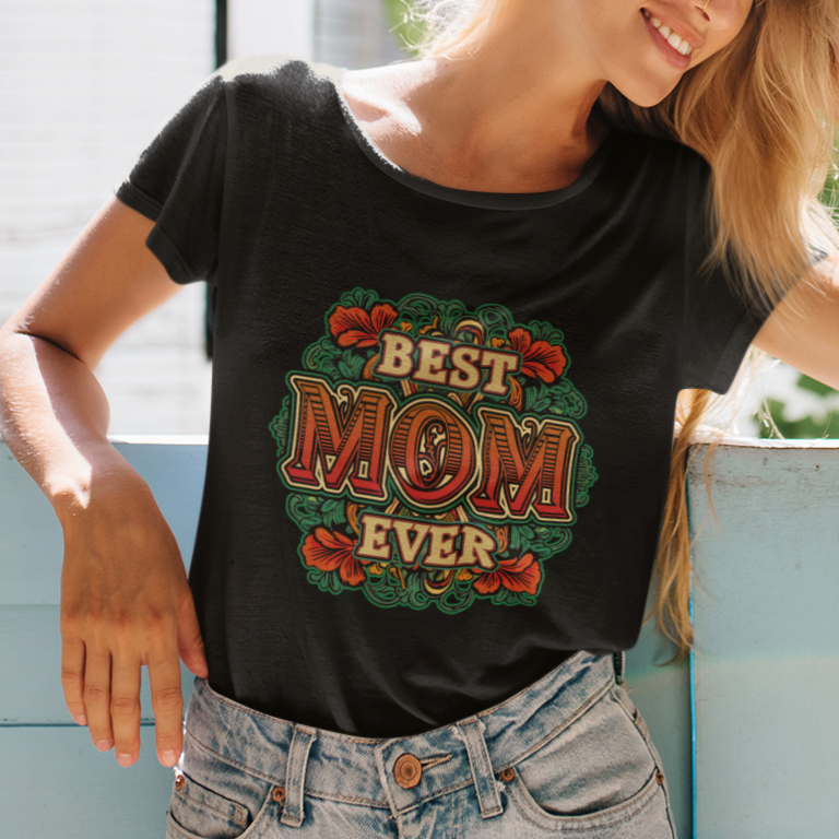 Mother's Day T Shirt Worlds Best Mom Ever Mothers Day Gift For Mom Womens - Wonder Print Shop