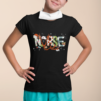 Christmas Nurse Xmas Stethoscope Reindeer Hat T Shirt - Wonder Print Shop