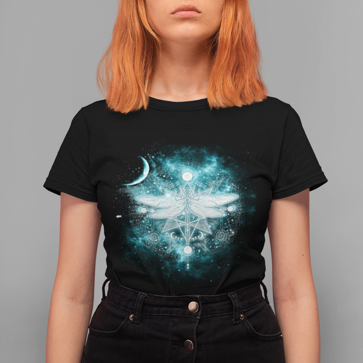Cosmic Boho Mystic Dragonfly Mystical Night Sky Dragonflies Shirt, Dragonfly T-shirt, Dragonfly Lover Gift, Insect Lover Shirt T Shirt - Wonder Print Shop