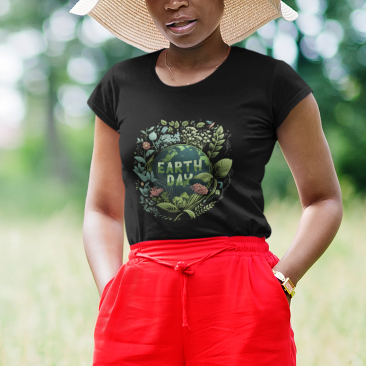 Earth Day T Shirt Go Planet Go Green Raise Environmental Crisis Awareness - Wonder Print Shop