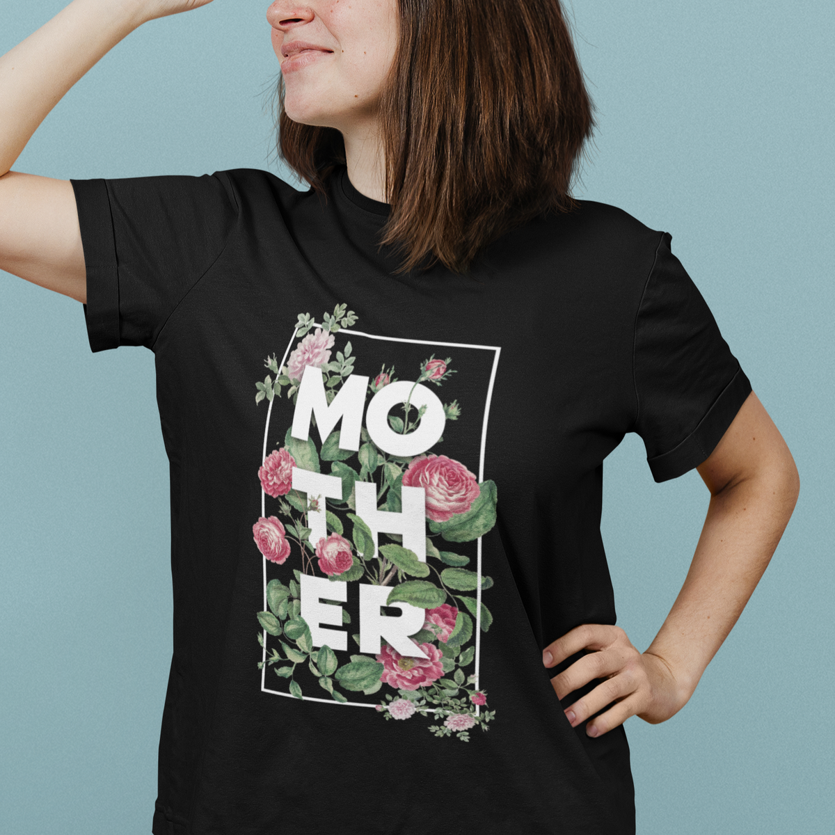 Mother's Day T Shirt For Women Mother's Day Everyday Mom Mother Flower Carnations for Mama - Wonder Print Shop