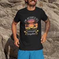 It's 5 O'Clock Everywhere I'm Retired Retirement At Beach Sunset Summer T Shirt - Wonder Print Shop