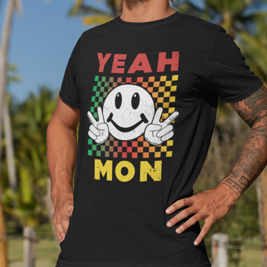 Jamaica T Shirt Yeah Mon Funny Caribbean Jamaican No Problem Jamaica Reggae - Wonder Print Shop