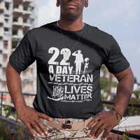 Veteran PTSD T Shirt 22 Every Day Veteran Lives Matter Suicide Awareness - Wonder Print Shop