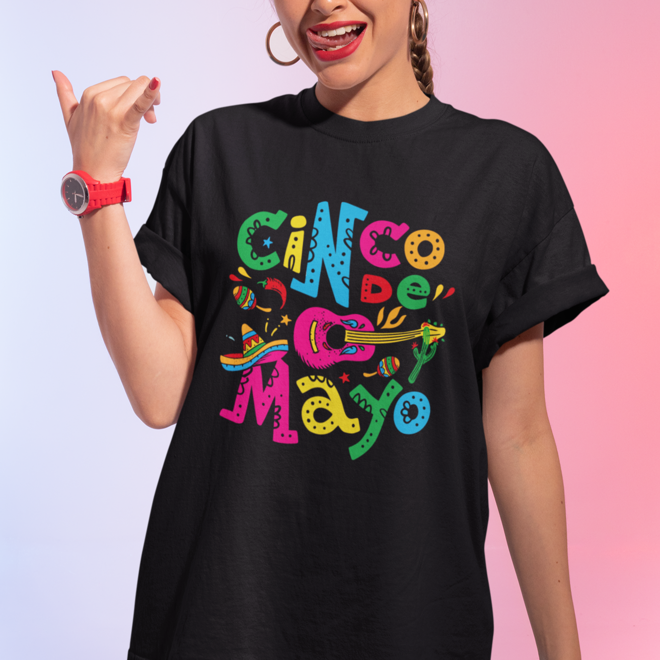 Funny Cinco De Mayo T Shirt Cinco De Mayo Mexican Fiesta 5 De Mayo Latina Mexican Party - Wonder Print Shop