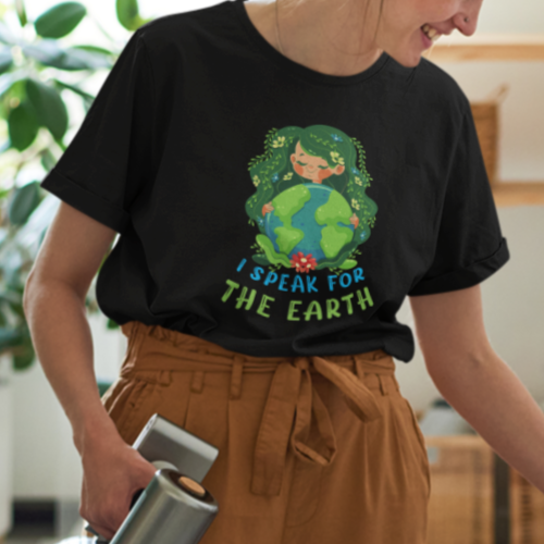 Earth Day T Shirt I Speak For The Earth Love Your Mother Go Green Earth Day - Wonder Print Shop