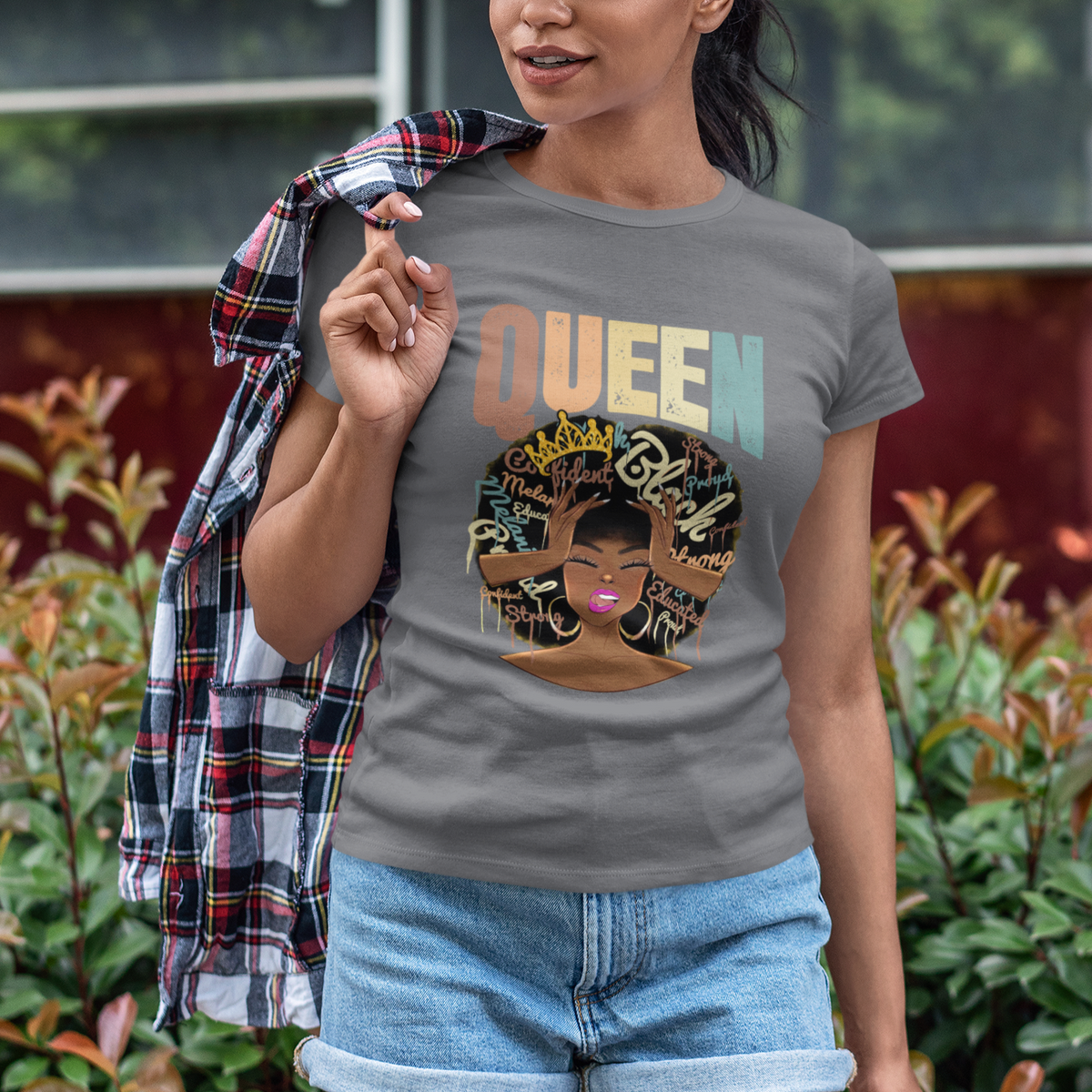 Educated Strong Black Queen African Americans T Shirt - Wonder Print Shop