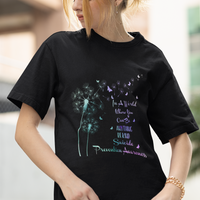 Suicide Prevention Awareness T Shirt Suicide Prevention Awareness Support Dandelions Be Kind - Wonder Print Shop