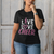 Cheerleading T Shirt For Women Live Love Cheer Girl Pink Leopard Cheerleader - Wonder Print Shop