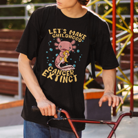 Childhood Cancer Awareness T Shirt Make Extinct Axolotl Pediatric Cancer - Wonder Print Shop