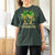 St. Patrick's Day T Shirt For Women Little Miss Shenanigans Coquette Shamrocks - Wonder Print Shop