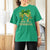 St. Patrick's Day T Shirt For Women Little Miss Shenanigans Coquette Shamrocks - Wonder Print Shop
