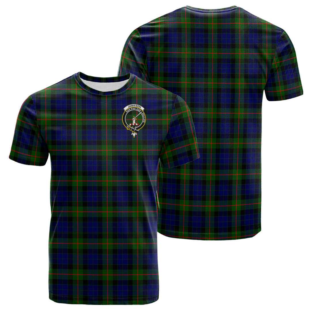 Jamieson Clan Tartan Shirt, Family Crest Mens Tartan Shirt, Scottish Clan Tartan Plaid Shirt