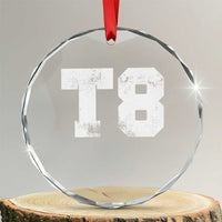 T8 Jersey Crystal Glass Ornament Concert Inspired Outfit Varsity Sports - Wonder Print Shop