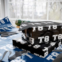 T8 Jersey Wrapping Paper Roll Concert Inspired Outfit Varsity Sports - Wonder Print Shop