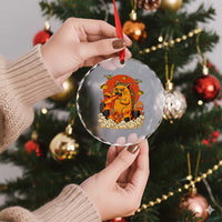 Tacocat Monster Crystal Glass Ornament Funny Cats Taco Lovers - Wonder Print Shop